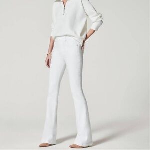 SPANX SPANXshape EveryWear Flare Jeans White size Medium Beachy Boho